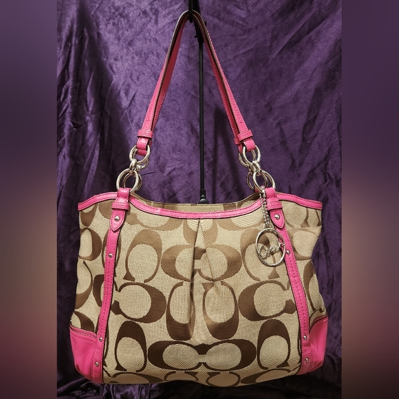 Coach Handbags - Coach Alexandra Signature Shoulder Bag